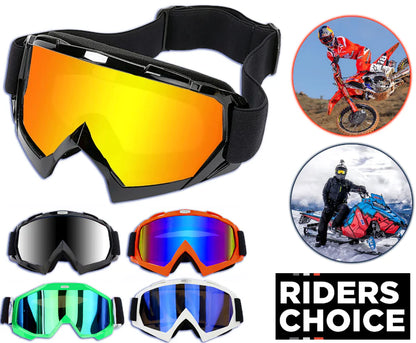 ProVision Motocross Goggles - High Impact, Anti-Fog, UV Protection