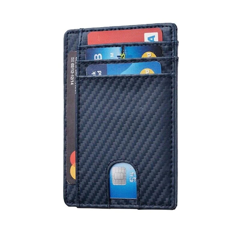 ShieldMate Mens Leather RFID Blocking Wallet