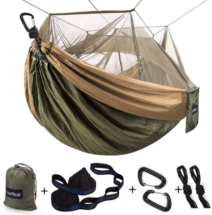 Outlander 2-Person Hammock Tent with Net & Straps - Adventure-Ready