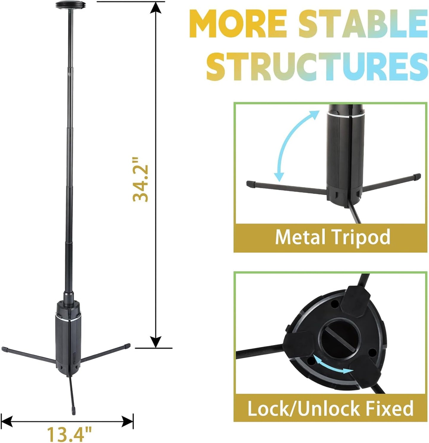 TrailGuard Telescopic LED Camping Lantern & USB Power Bank