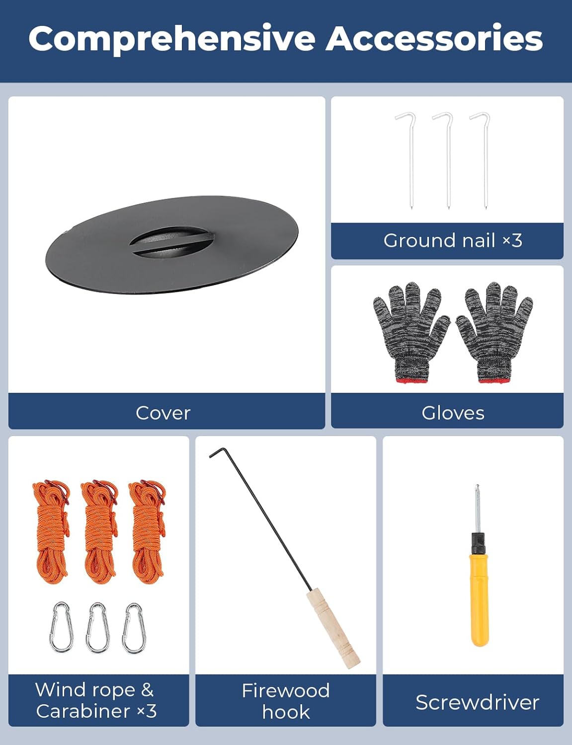 GlacierForge Tent Stove - Portable Heating & Cooking Solution