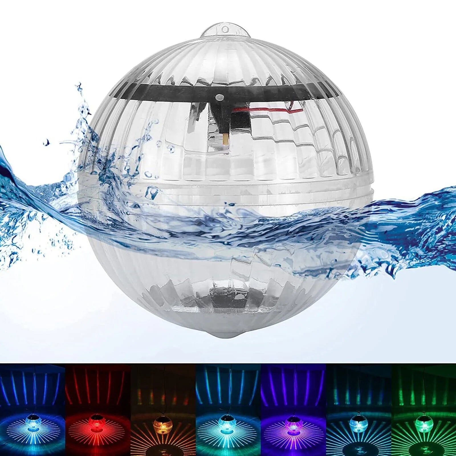 SolarSpin Floating Pool/Garden Pond Light - Solar Floating Pool Light Readi Gear