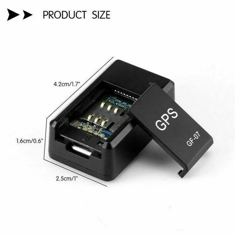 GF07 Mini Magnetic GPS Tracker - Real-Time Vehicle Tracking Device