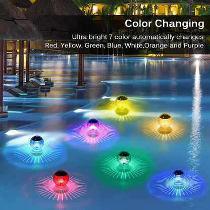 SolarSpin Floating Pool/Garden Pond Light