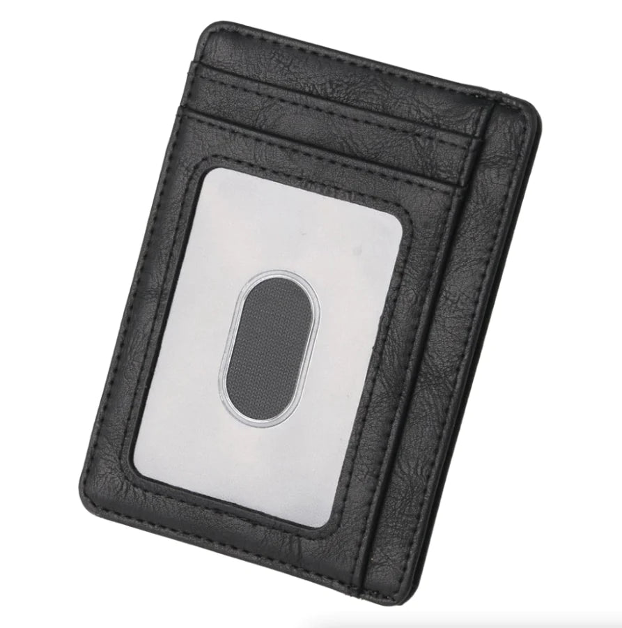 ShieldMate Mens Leather RFID Blocking Wallet