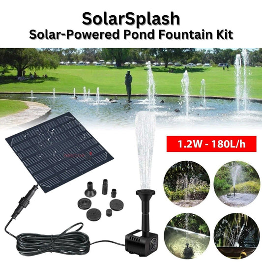 SolarSplash Pond Fountain Kit