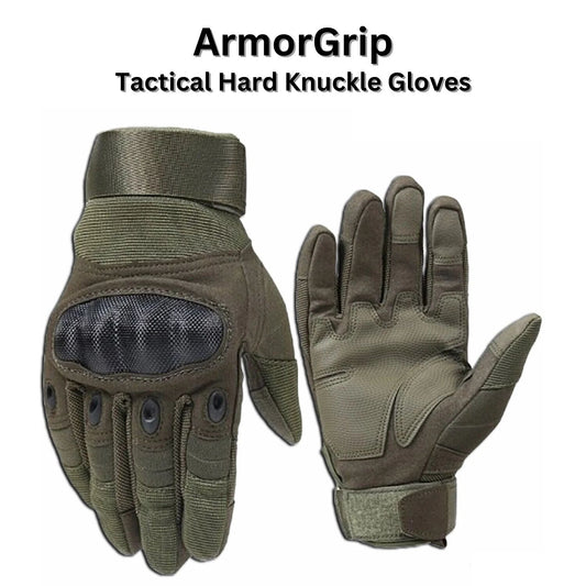 ArmorGrip Tactical Hard Knuckle Gloves - Tactical Gloves Readi Gear