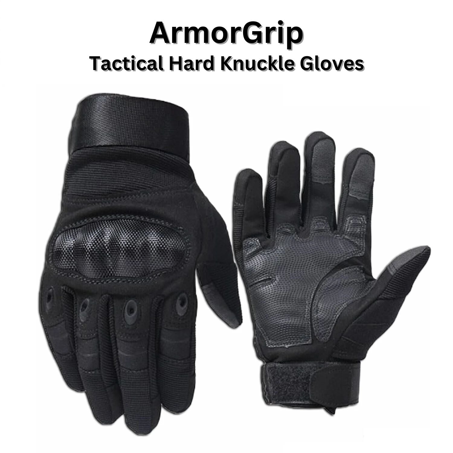 ArmorGrip Tactical Hard Knuckle Gloves - Tactical Gloves Readi Gear