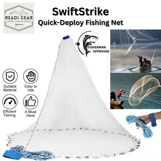 SwiftStrike Quick-Deploy Fishing Net