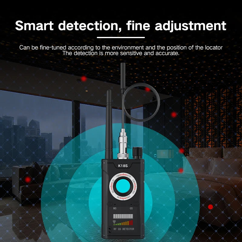 K18S SpySpotter: Professional-Grade Hidden Camera & RF Signal Detector