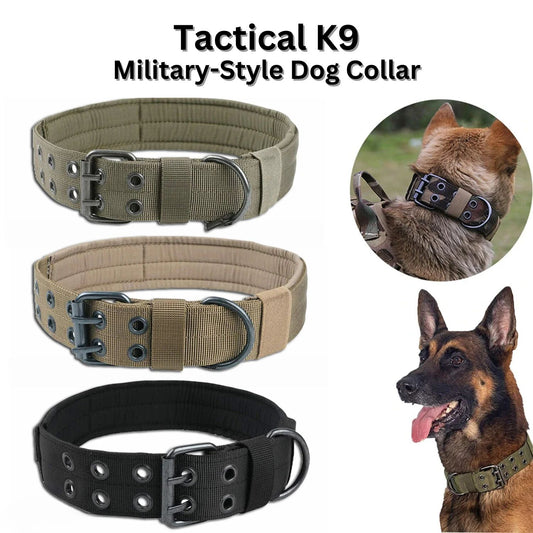 Tactical K9 Military-Style Dog Collar