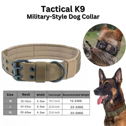 Tactical K9 Military-Style Dog Collar - Military-Style Dog Collar Readi Gear