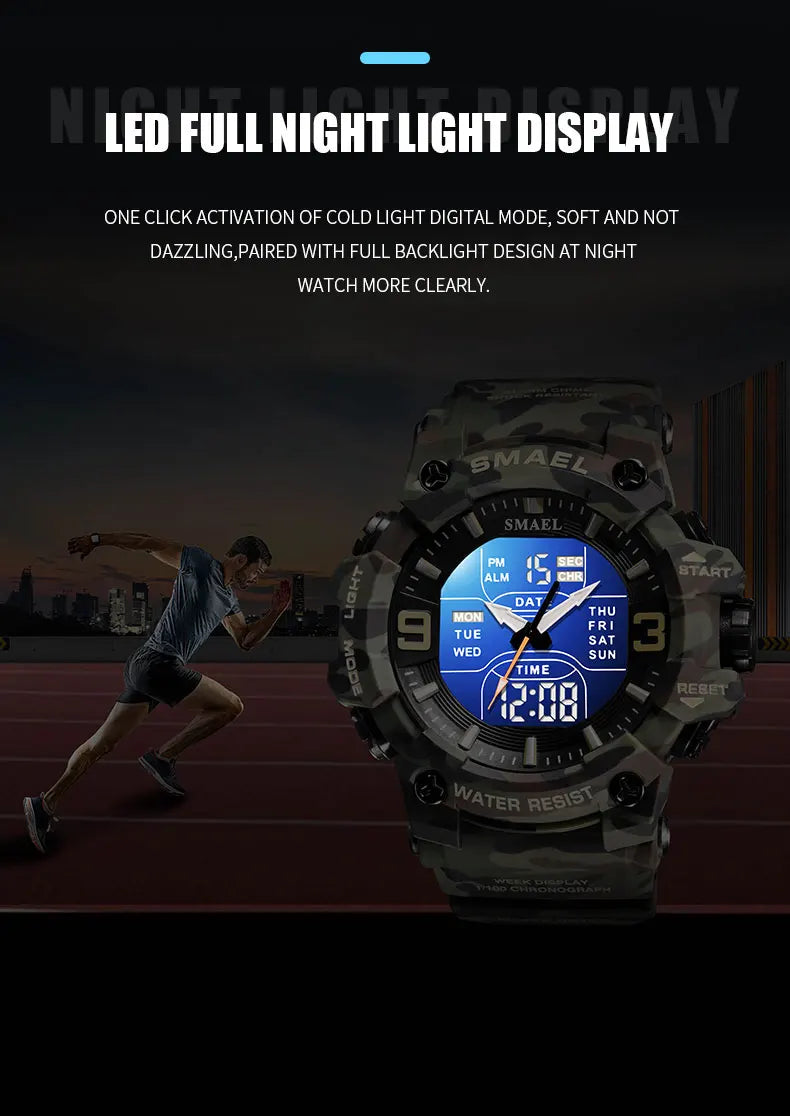 ShadowGuard Camo Military Sport Watch - Tactical Watch Readi Gear