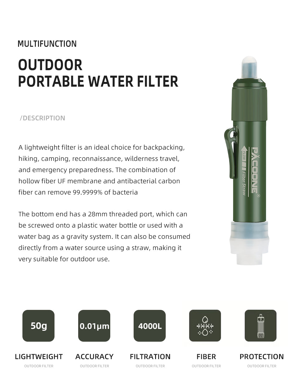 LifeStream Emergency Water Purification System - LifeStream Emergency Water Purification System Readi Gear