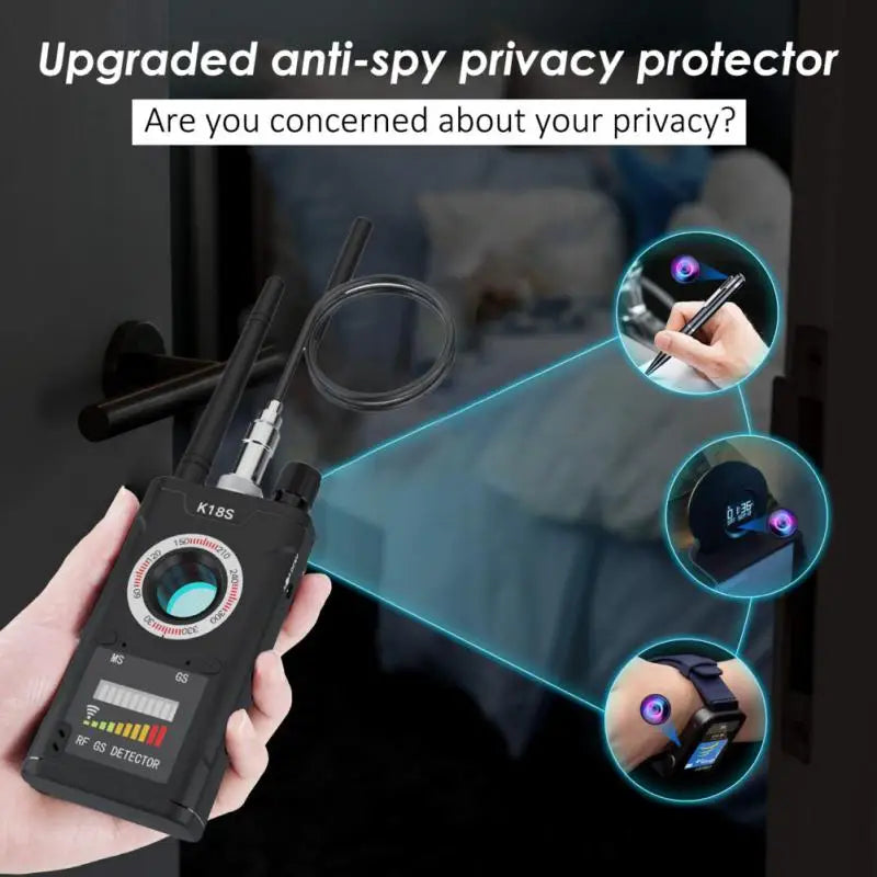 K18S SpySpotter: Professional-Grade Hidden Camera & RF Signal Detector