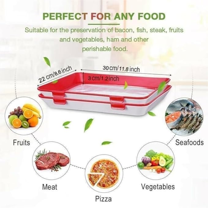 FreshGuard is perfect for any food, fruits, meat, pizza, vegetables, seafood and more