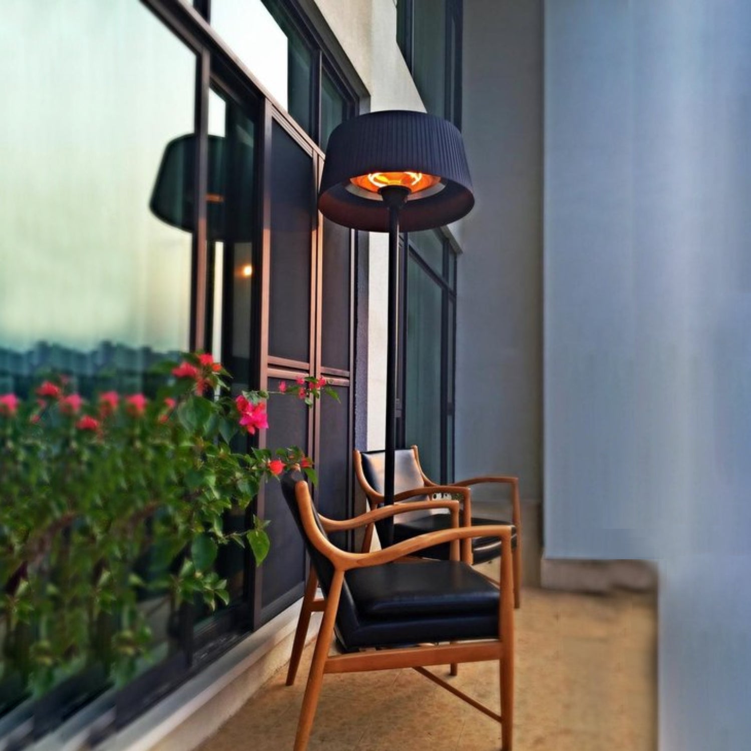 ThermaLight 1500W Heater Lamp - Elegant Warmth for Indoors & Outdoors