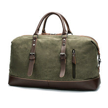 Explorer’s Classic Military Canvas & Leather Duffel Bag 55L