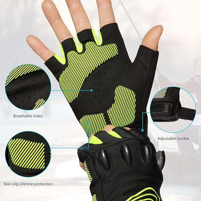 BrightTrail LED Gloves - USB Rechargeable for Cycling, Camping, Fishing