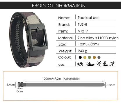 StrikeForce Tactical Belt - Double-Thick Nylon for Rugged Durability.