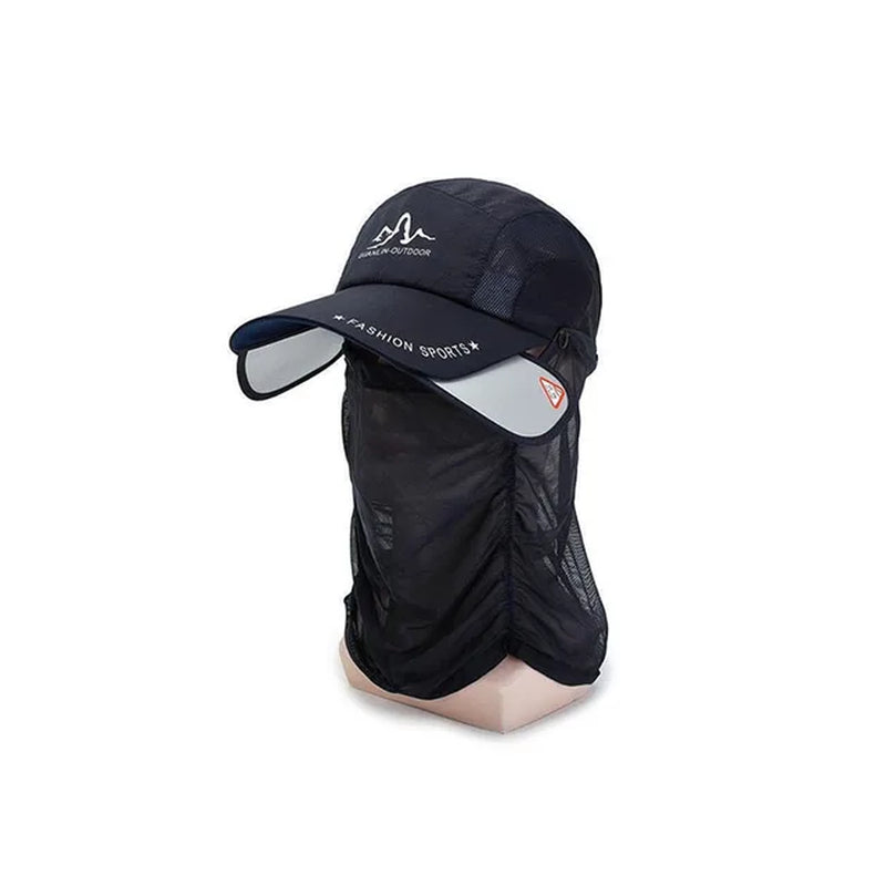 Fishing Sun Hat with UV Protection Face Mask & Sunshade Veil
