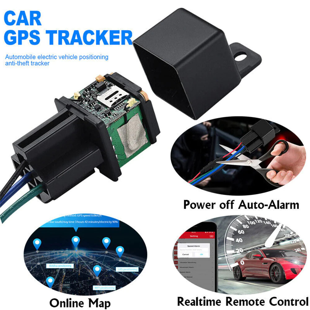 GPS Tracker with Anti-Theft Alarm - Real-Time Vehicle Locator