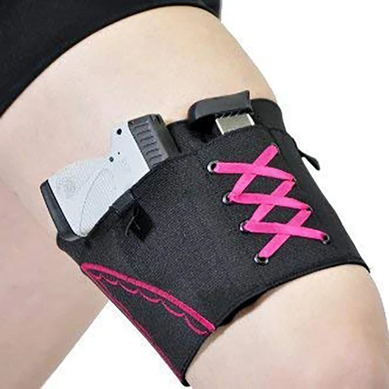 GlamGuard Adjustable Anti-Slip Thigh Holster for Women - GlamGuard Adjustable Anti-Slip Thigh Holster for Women Readi Gear