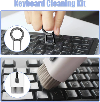 TechClean Pro 7-in-1 Earphones & Keyboard Cleaning Kit - Earphone, computer keyboard cleaning kit Readi Gear