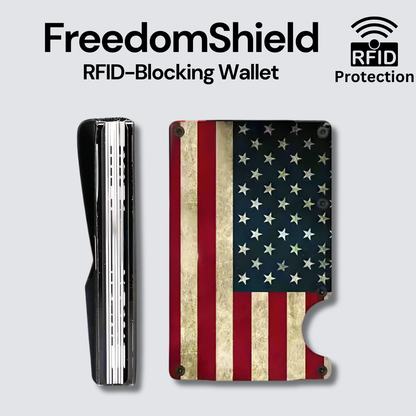 FreedomShield - RFID Protection - Red, White & Blue