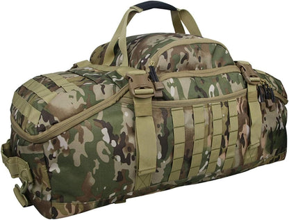 WarriorPath Tactical Molle Backpack/Duffel Bag - 60L/80L