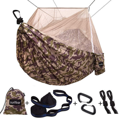 Outlander 2-Person Hammock Tent with Net & Straps - Adventure-Ready