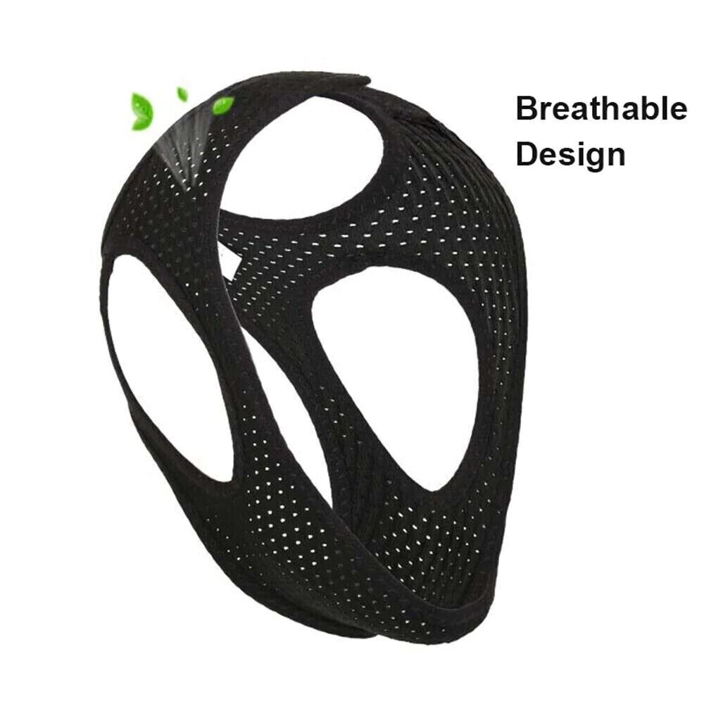 Premium Lycra Anti Snoring Chin Strap - Effective Sleep Apnea Solution