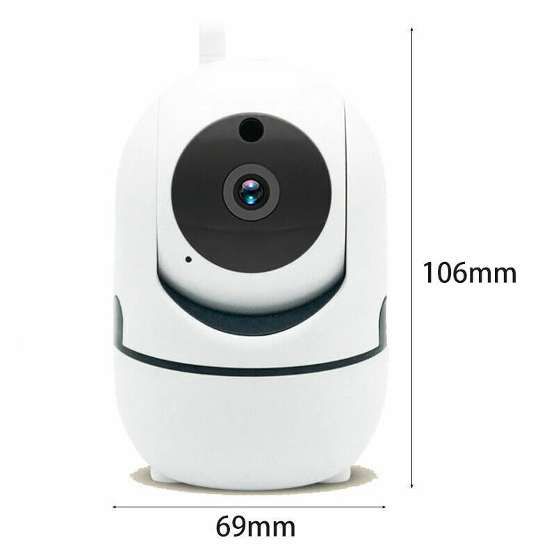 1080P WiFi Indoor Security Camera - Night Vision, Baby & Pet Monitor
