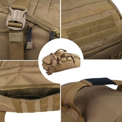 WarriorPath Tactical Molle Backpack/Duffel Bag - 60L/80L