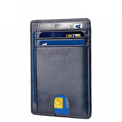 ShieldMate Mens Leather RFID Blocking Wallet