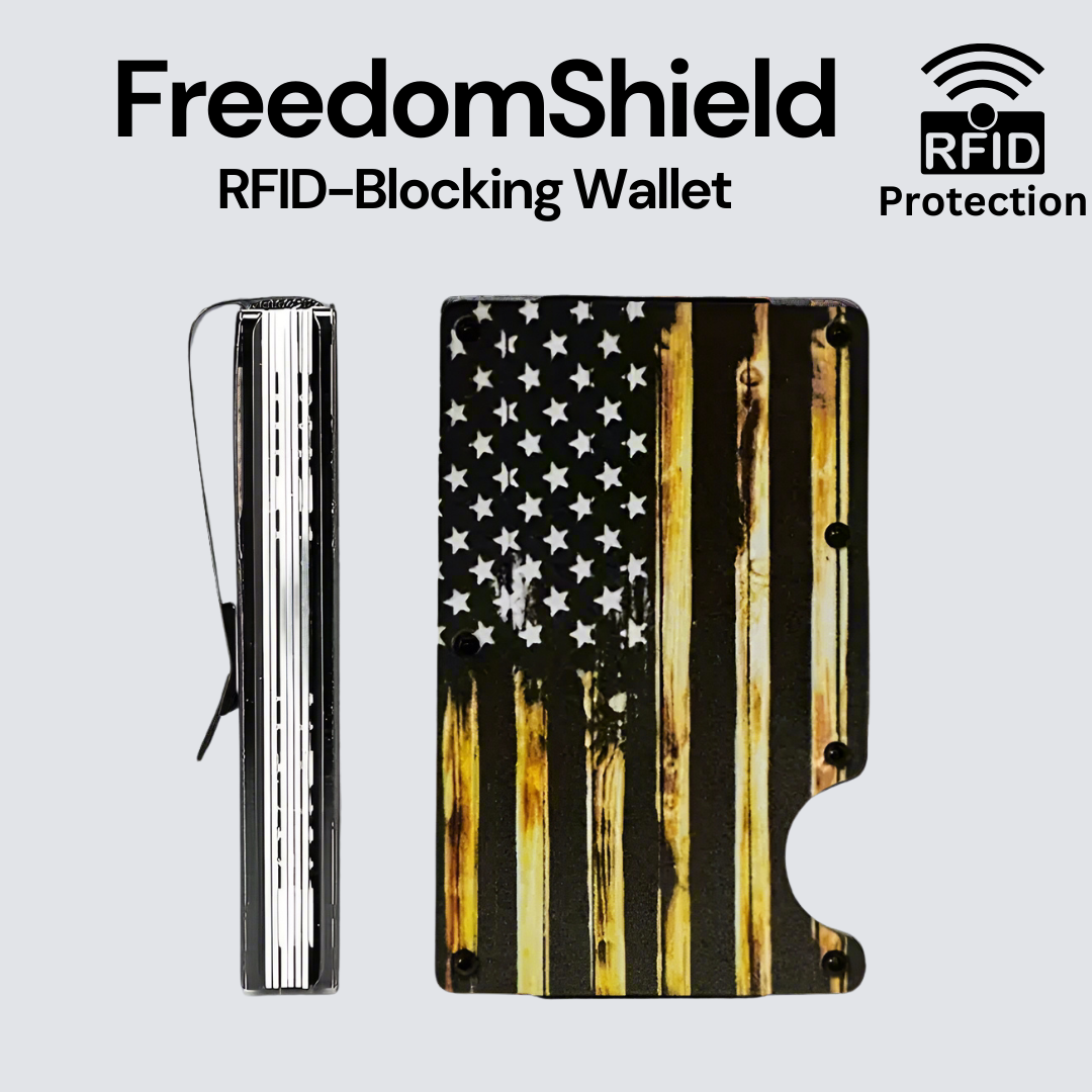 FreedomShield - RFID Protection - Wood Grain