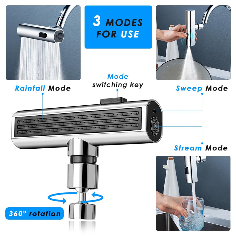 SwivelSpray Universal Rotating Kitchen Faucet Extension