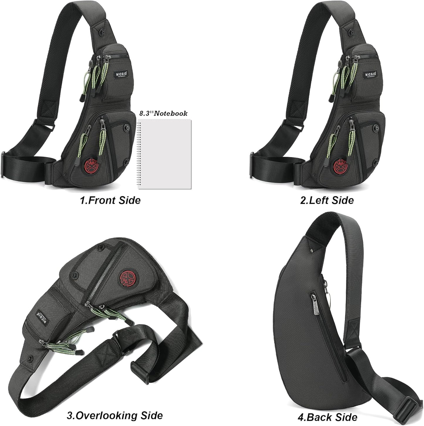 StealthGuard Anti-Theft Sling Bag - Hands-Free Crossbody Backpack for Men & Women