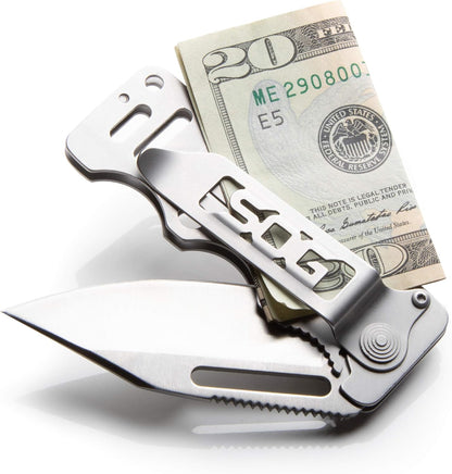 SOG Stealth Money Clip Knife - Concealed 2.75" Blade for Daily Carry