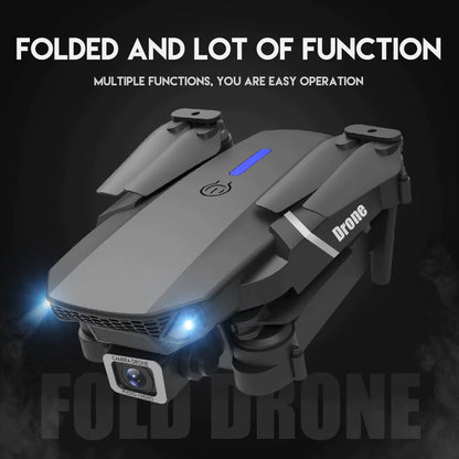 SkyCapture 4K HD Dual Camera Foldable Drone +4 Battery