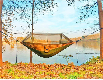 Outlander 2-Person Hammock Tent with Net & Straps - Adventure-Ready