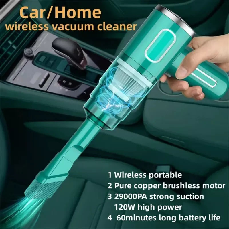 HyperVac 29000PA Cordless Handheld Car/Home Vacuum