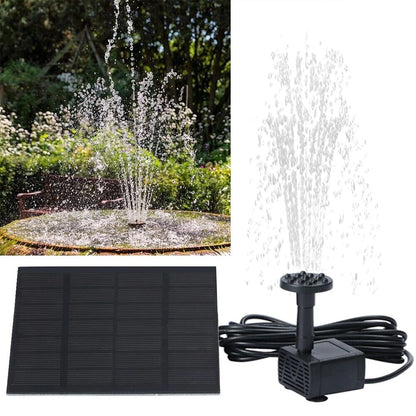 SolarSplash Pond Fountain Kit - Solar-Powered Pond Fountain Kit Readi Gear