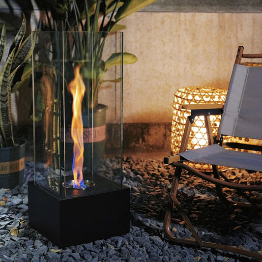 LodgeFire Bio Ethanol Indoor/Outdoor Smokeless Tabletop Fireplace