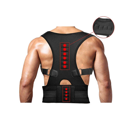 AlignPro Magnetic Posture Corrector - Adjustable Back Support Brace