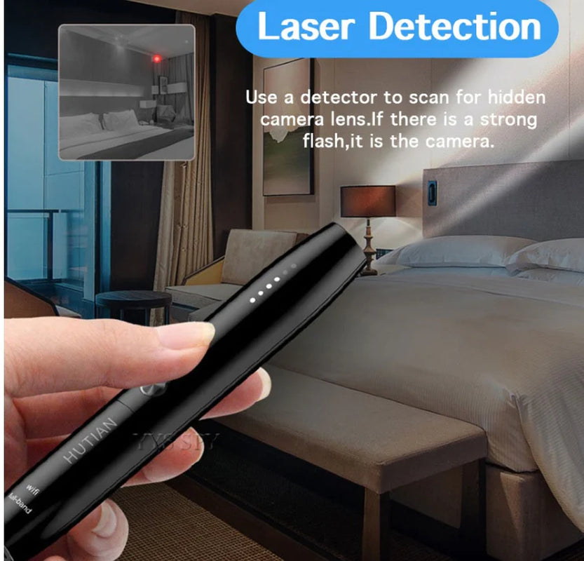 SpyShield Pro 6-in-1 Spy Bug Detector - Hidden Camera & GPS Locator