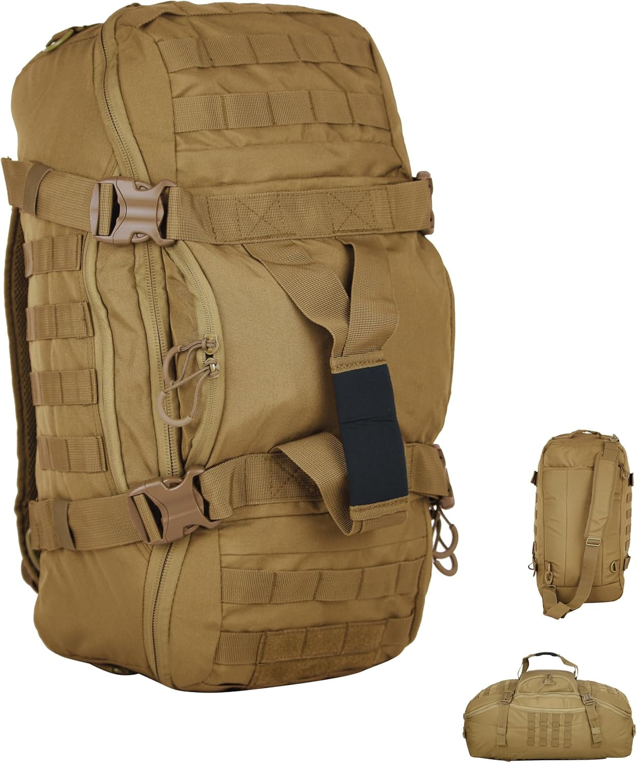 WarriorPath Tactical Molle Backpack/Duffel Bag - 60L/80L