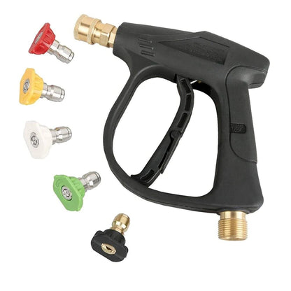 TurboJet 4000 - High Pressure Car Wash Foam Sprayer Gun Set with 5 Nozzles