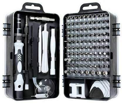Professional Magnetic Screwdriver Set for iPhone, MacBook & Electronic Device Repair - 117 Pieces