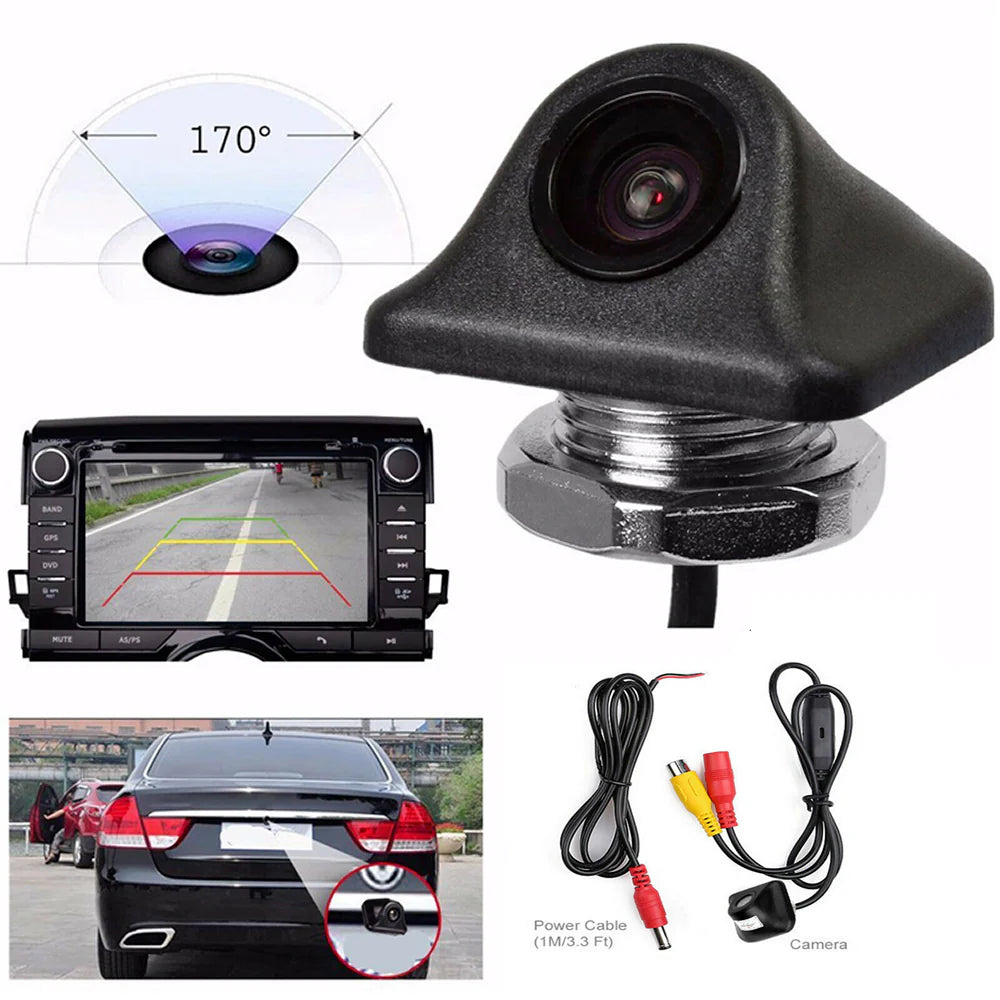 SafeDrive HD 1080P Backup Camera - Night Vision, 170° Wide Angle